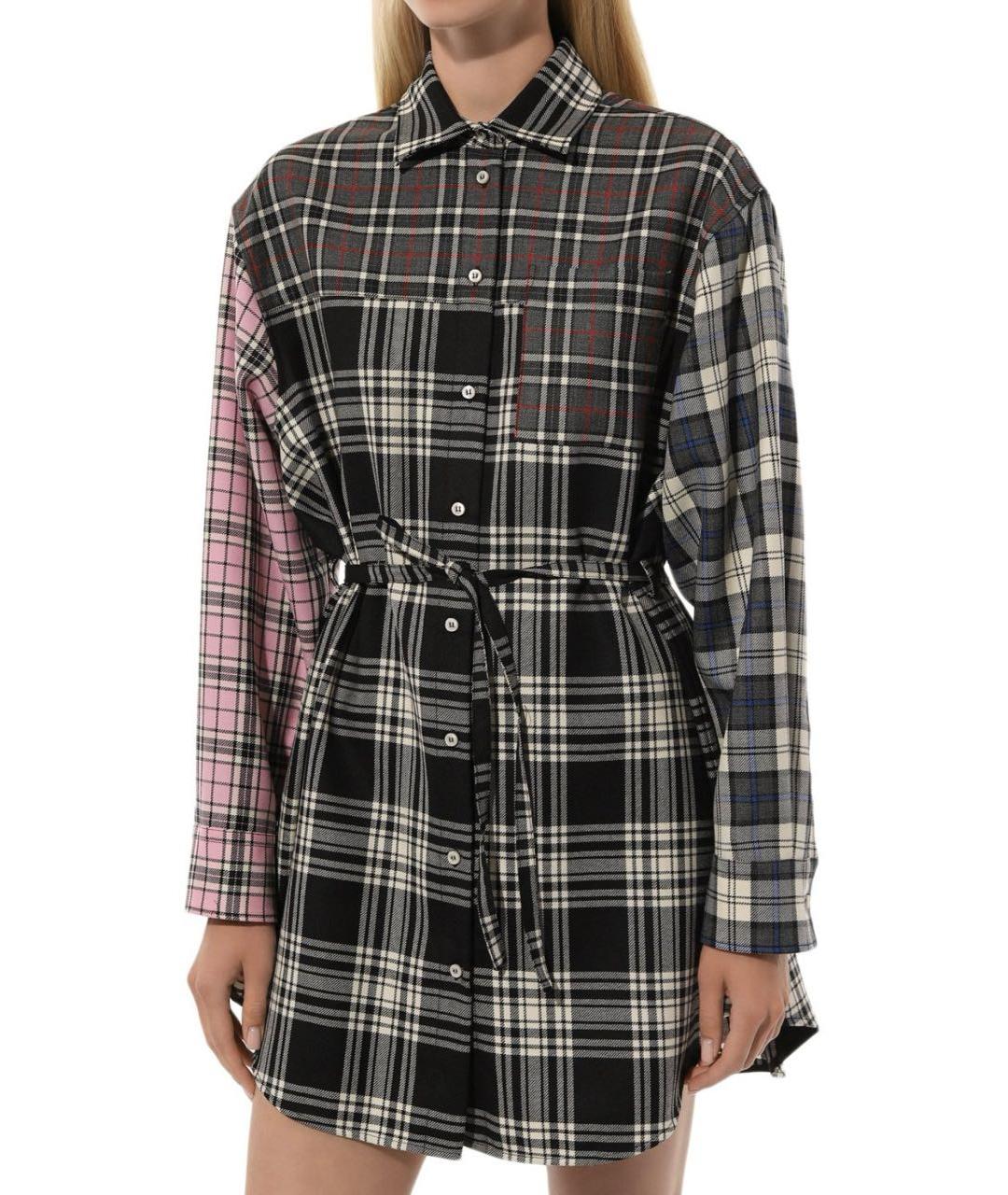 MSGM Мульти шерстяная рубашка, фото 2