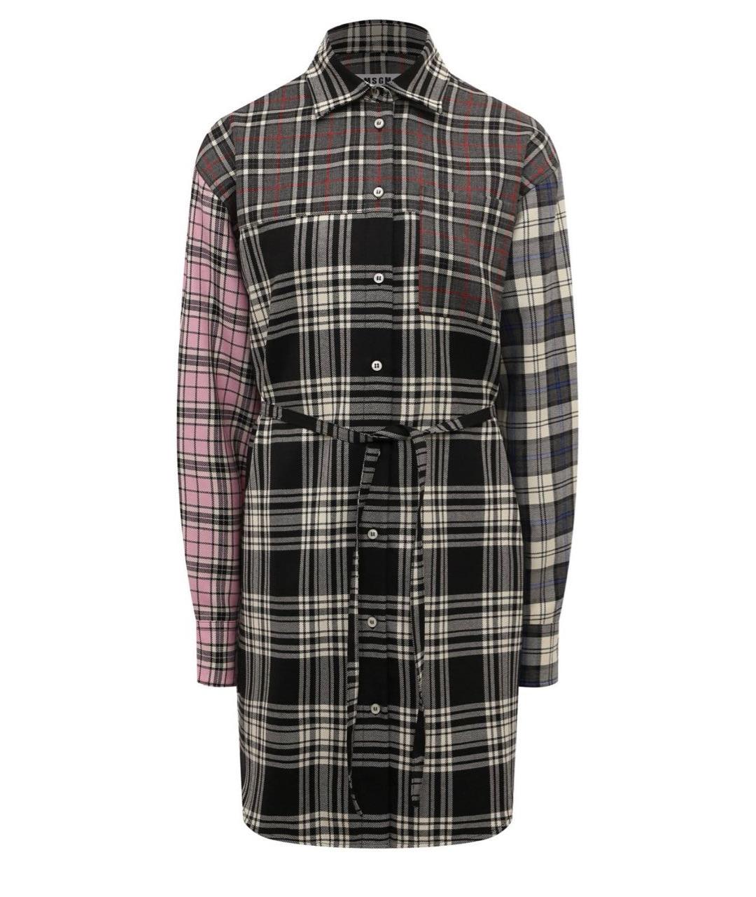 MSGM Мульти шерстяная рубашка, фото 1