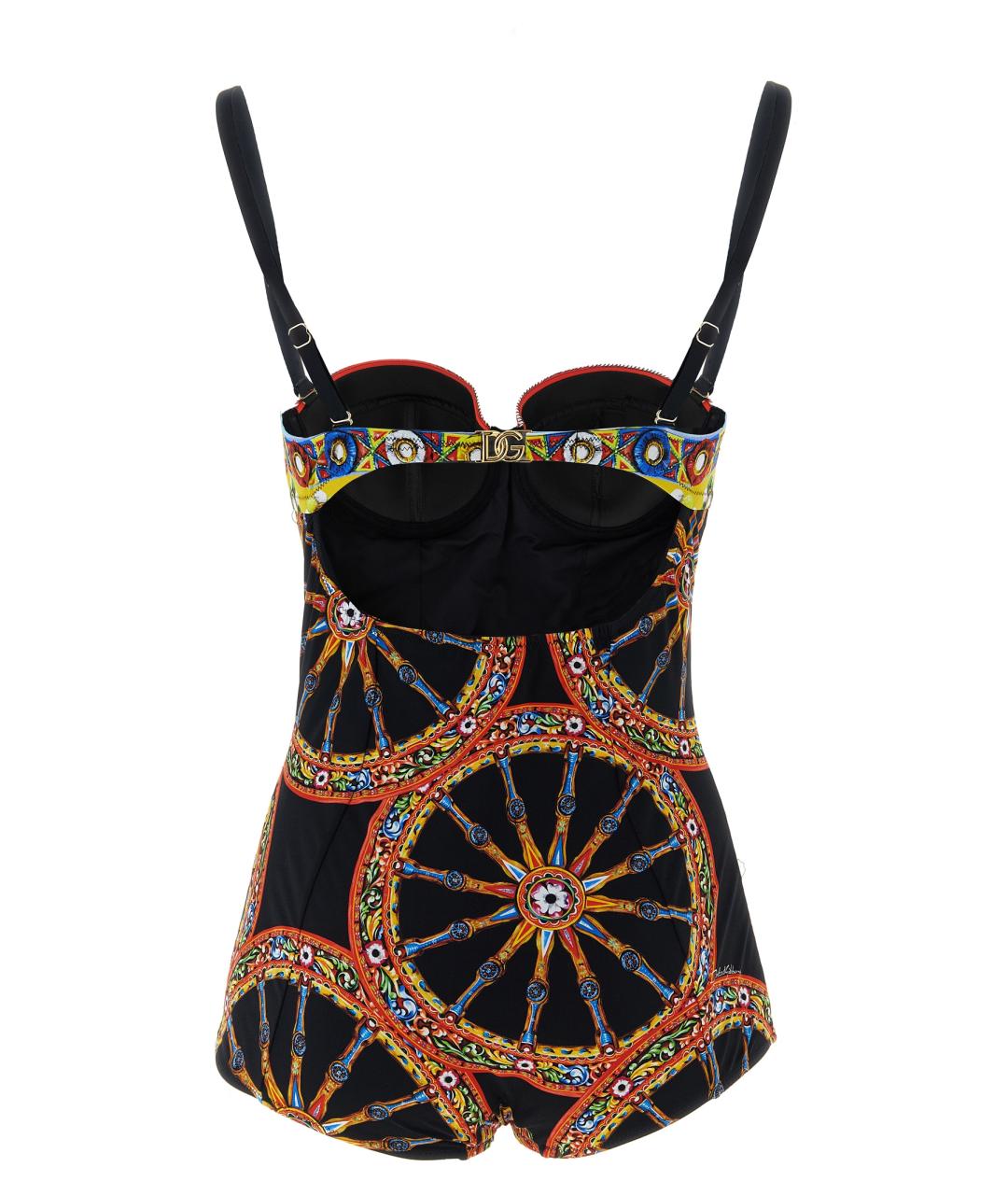 DOLCE&GABBANA Мульти полиамидовый купальник, фото 2