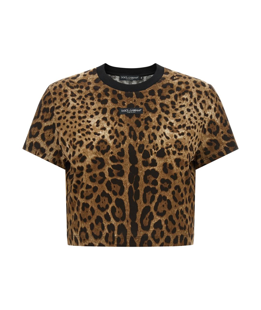 DOLCE&GABBANA Мульти хлопковая футболка, фото 1