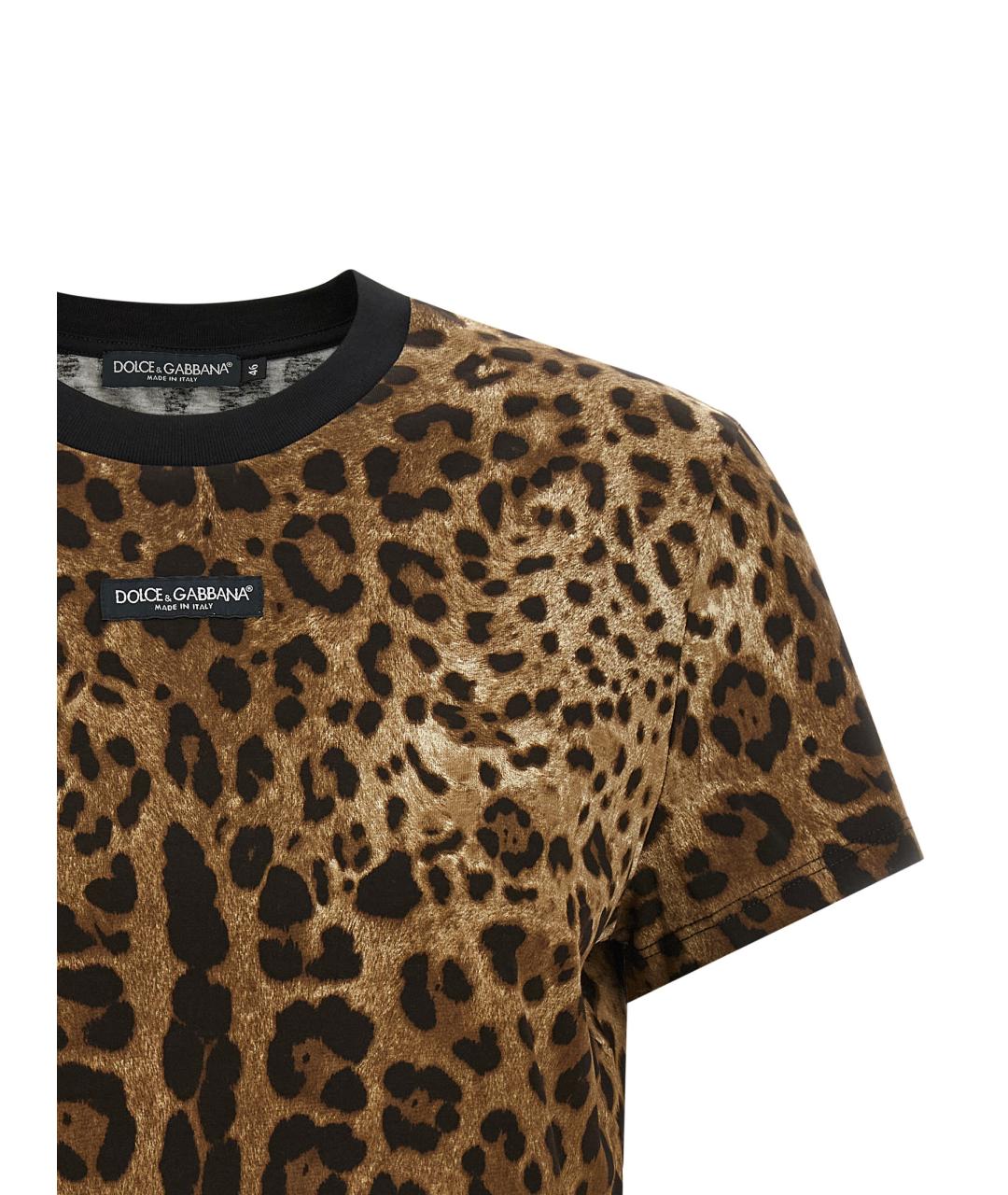 DOLCE&GABBANA Мульти хлопковая футболка, фото 3