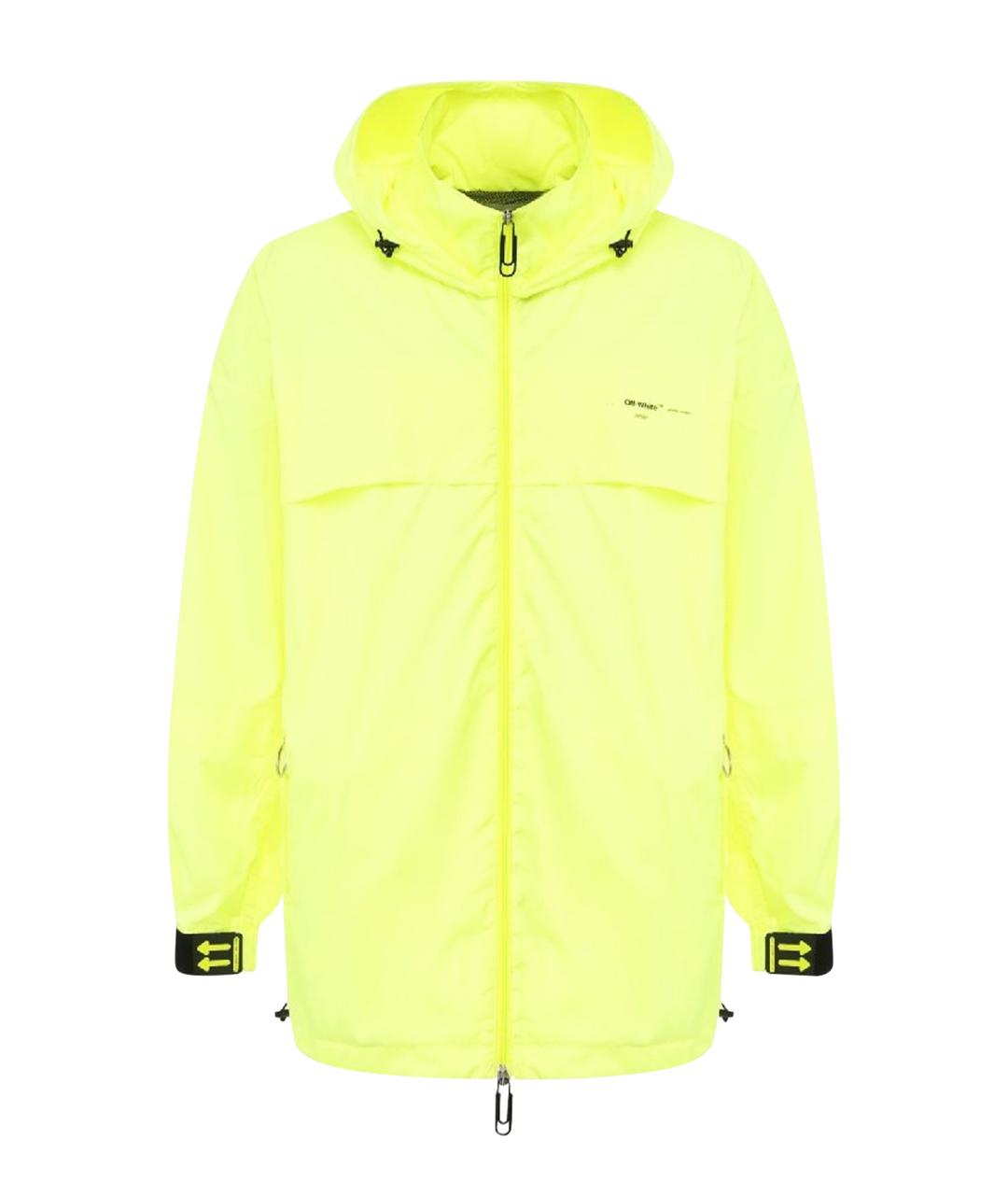OFF-WHITE Желтая полиэстеровая куртка, фото 1