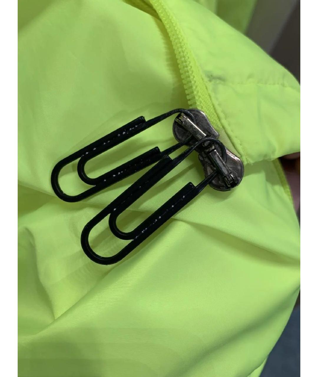 OFF-WHITE Желтая полиэстеровая куртка, фото 7