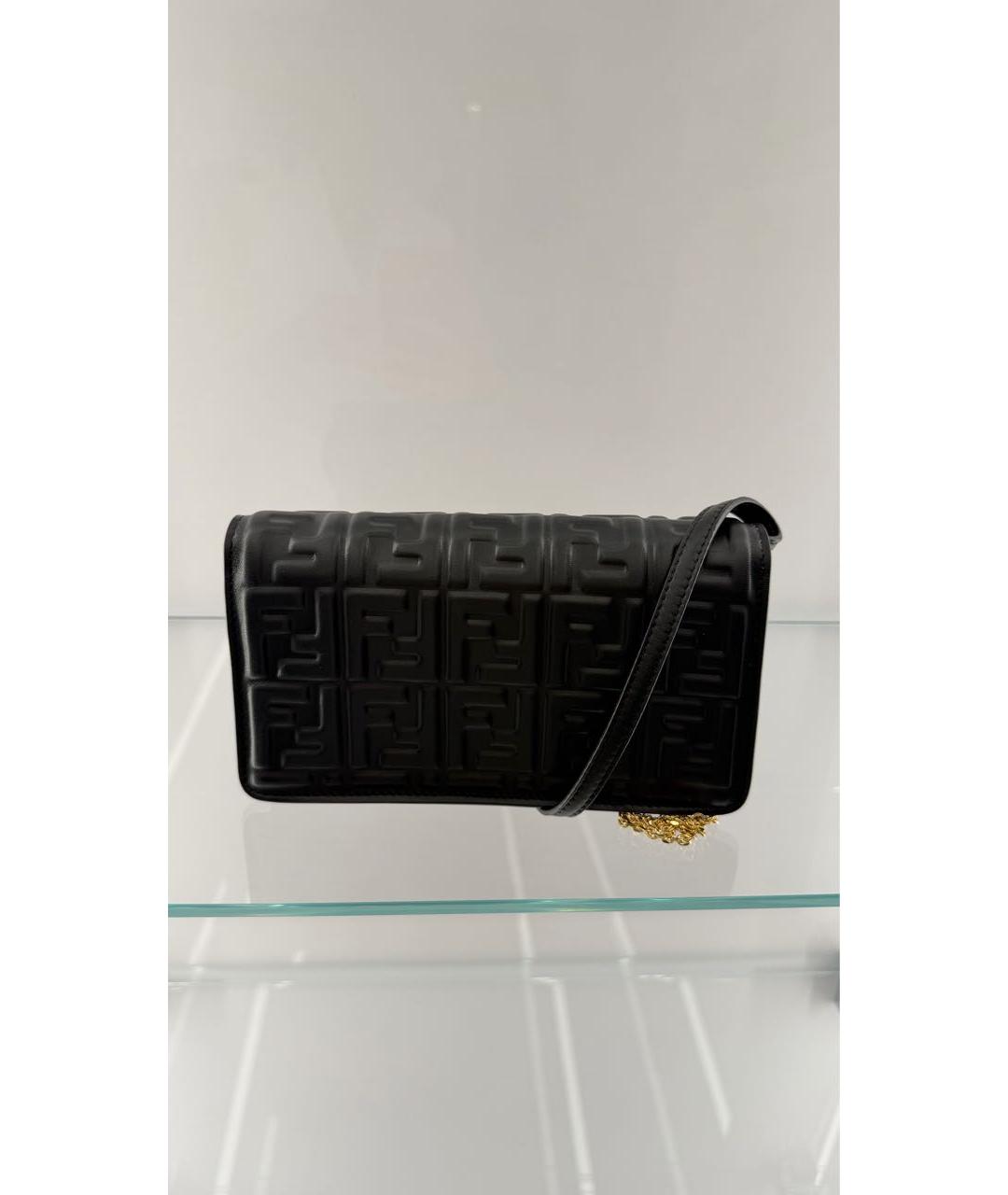 FENDI Бежевая кожаная сумка тоут, фото 3