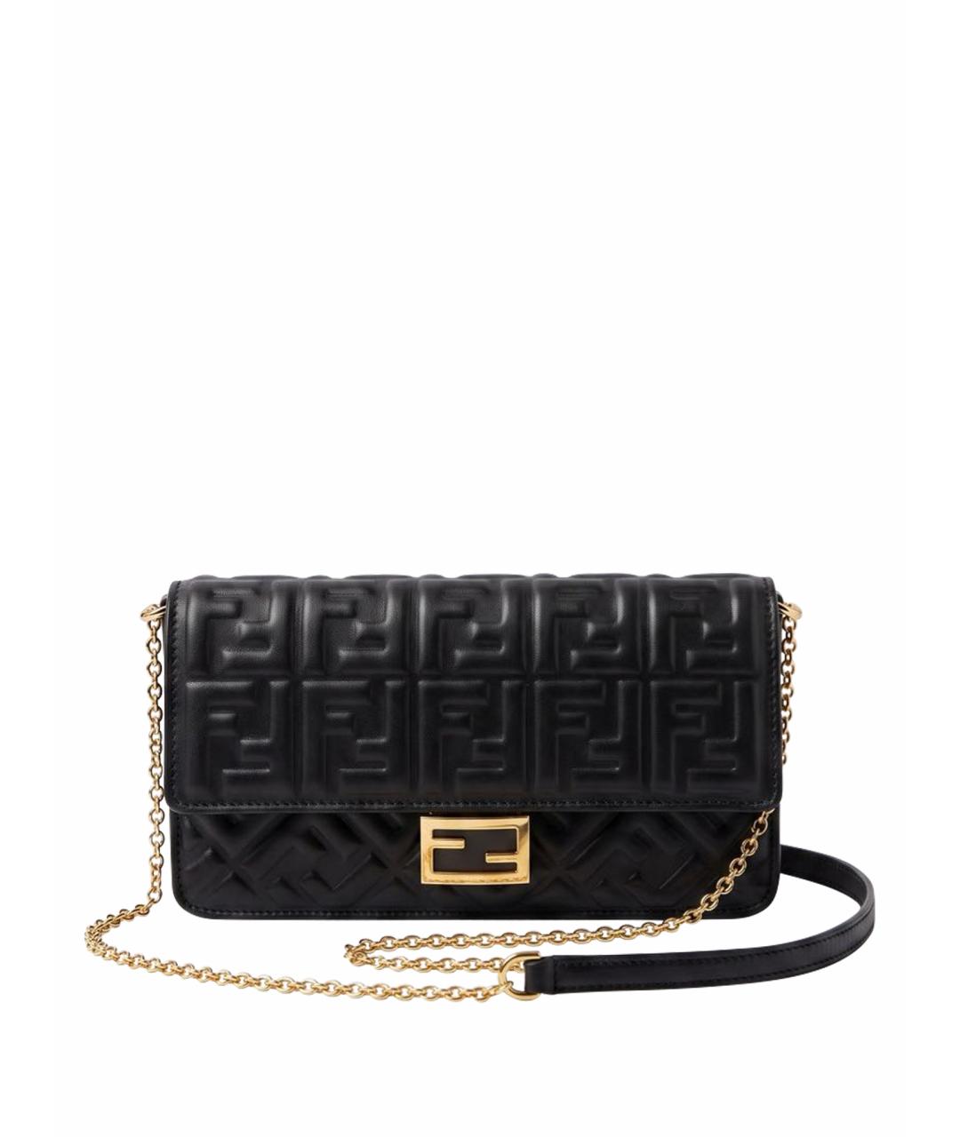 FENDI Бежевая кожаная сумка тоут, фото 1