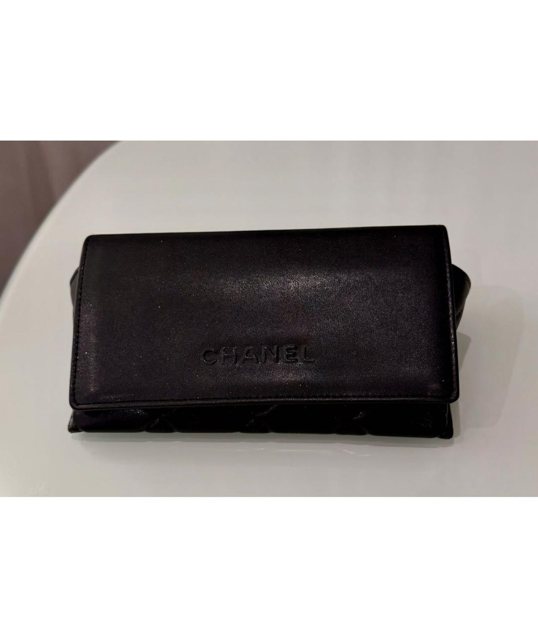 CHANEL Черные пластиковые солнцезащитные очки, фото 4