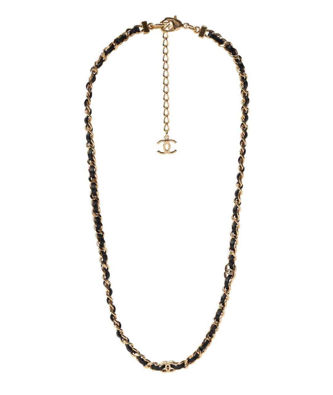 CHANEL Черный кожаный чокер, фото 5