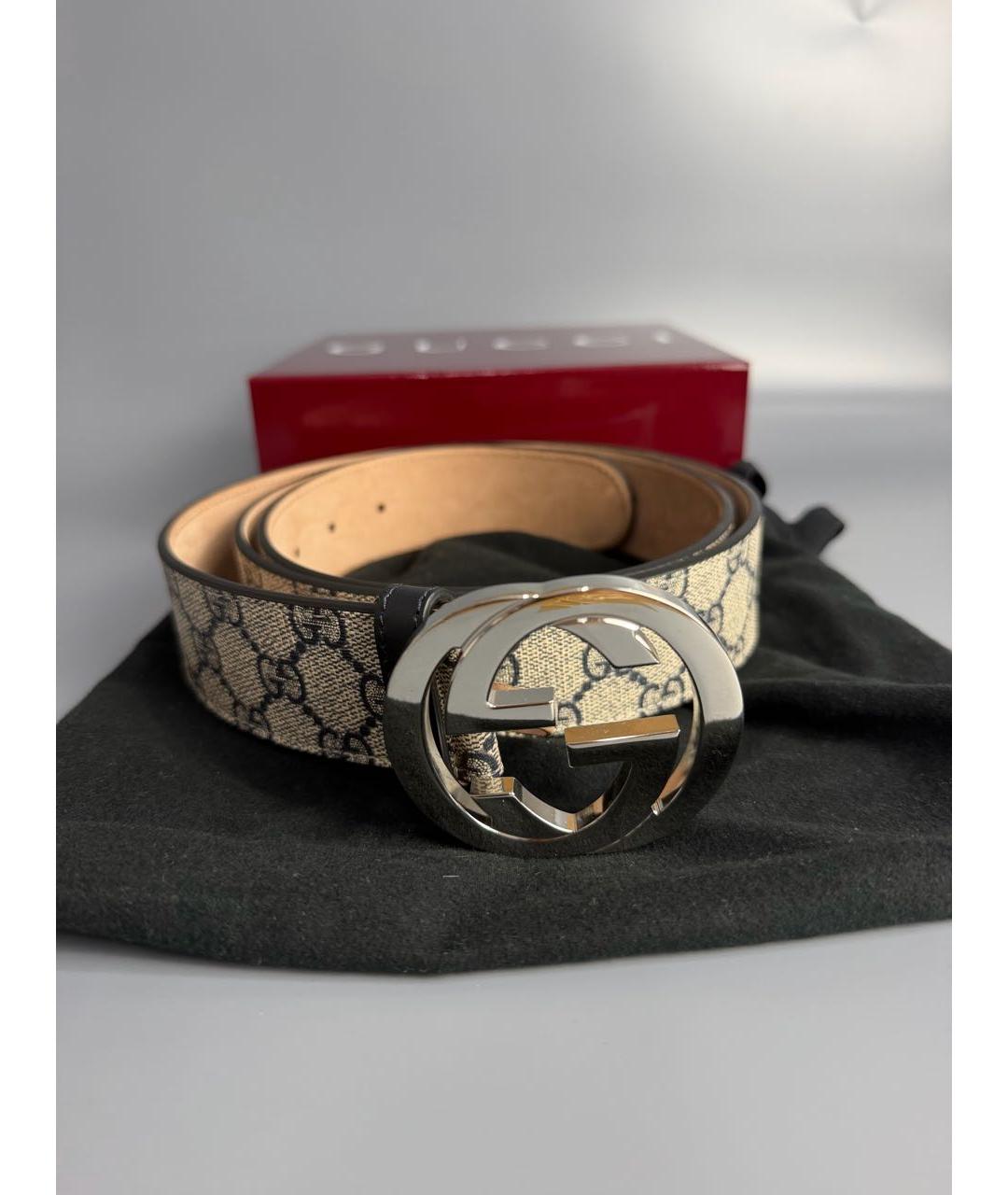 GUCCI Коричневый кожаный ремень, фото 3