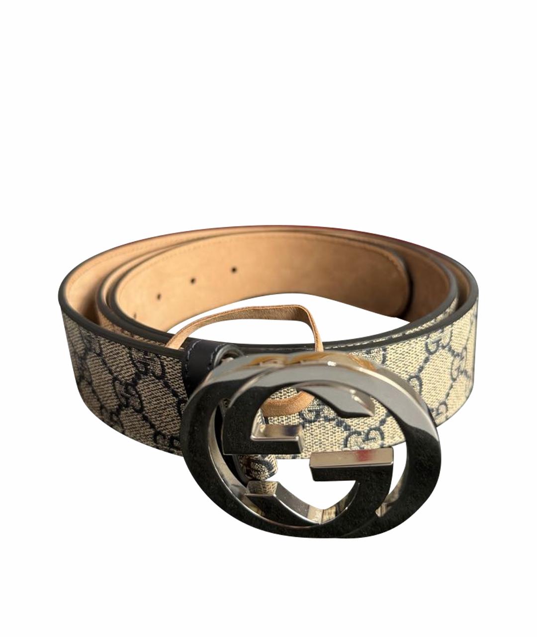 GUCCI Коричневый кожаный ремень, фото 1