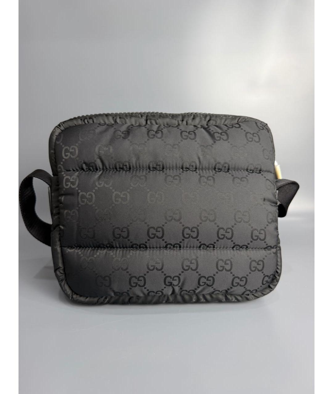 GUCCI Черная тканевая сумка на плечо, фото 9
