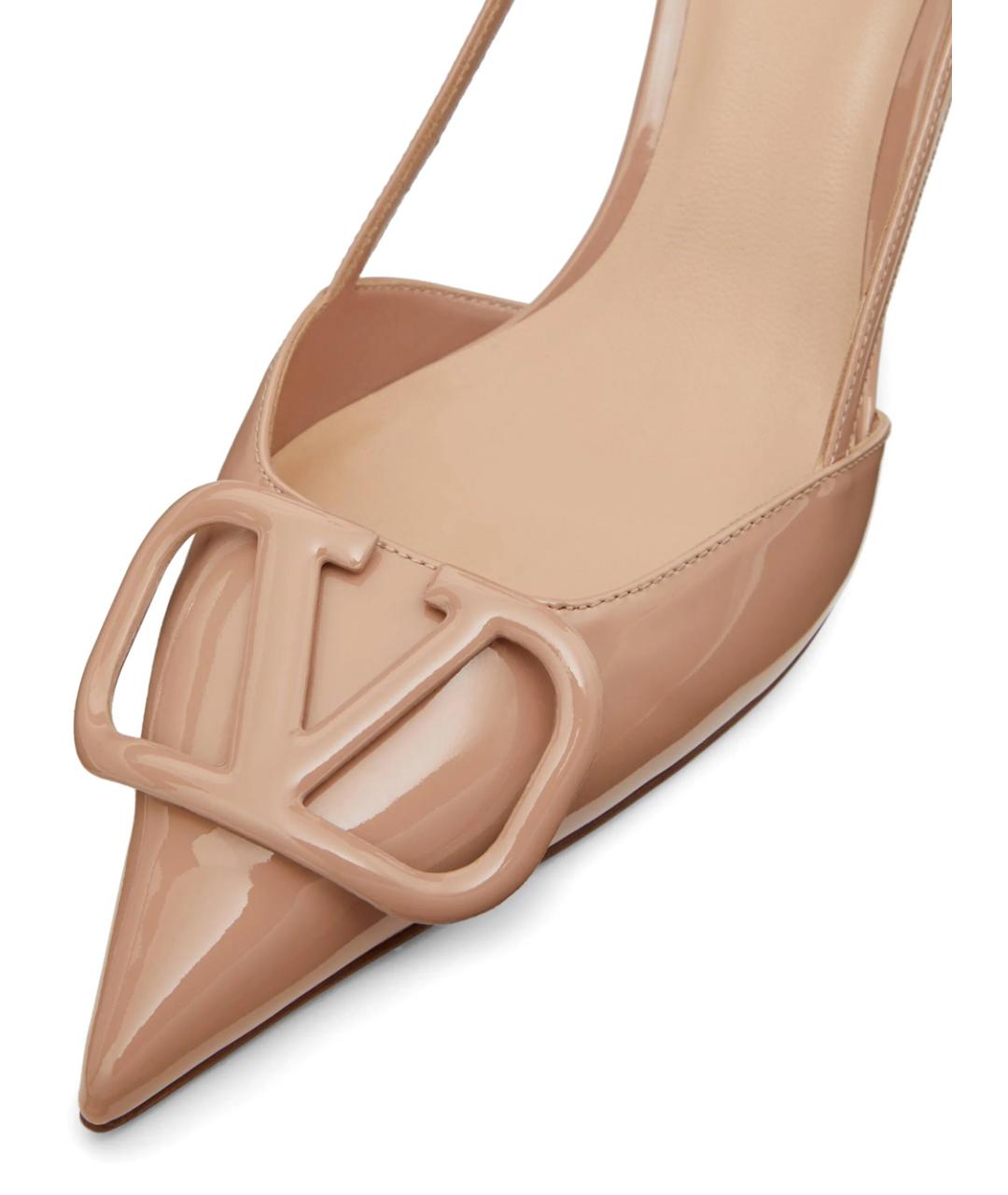 VALENTINO Розовые туфли из лакированной кожи, фото 2
