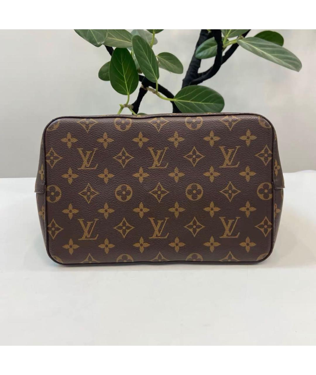 LOUIS VUITTON Красная кожаная сумка тоут, фото 7
