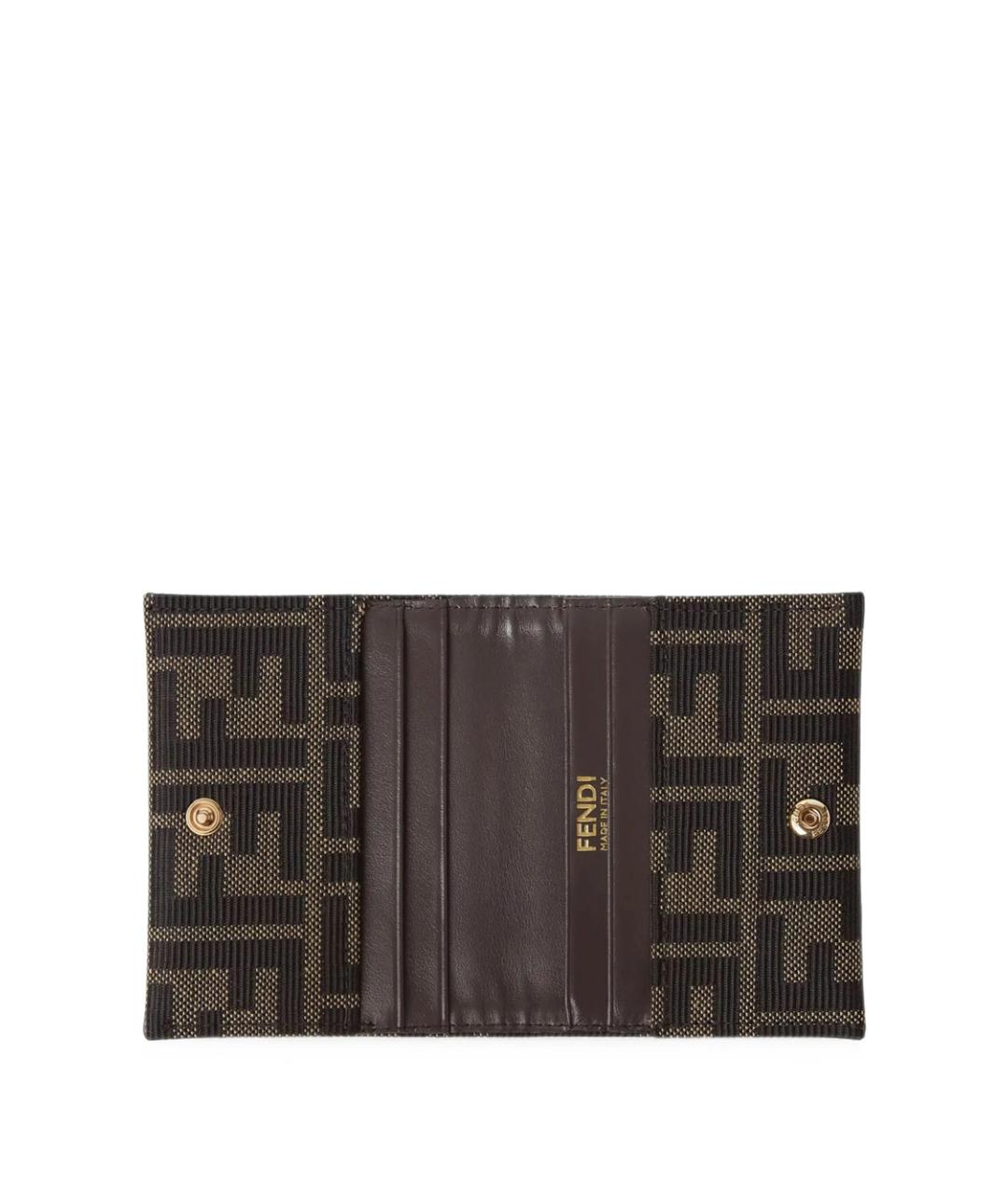 FENDI Коричневый кардхолдер, фото 2