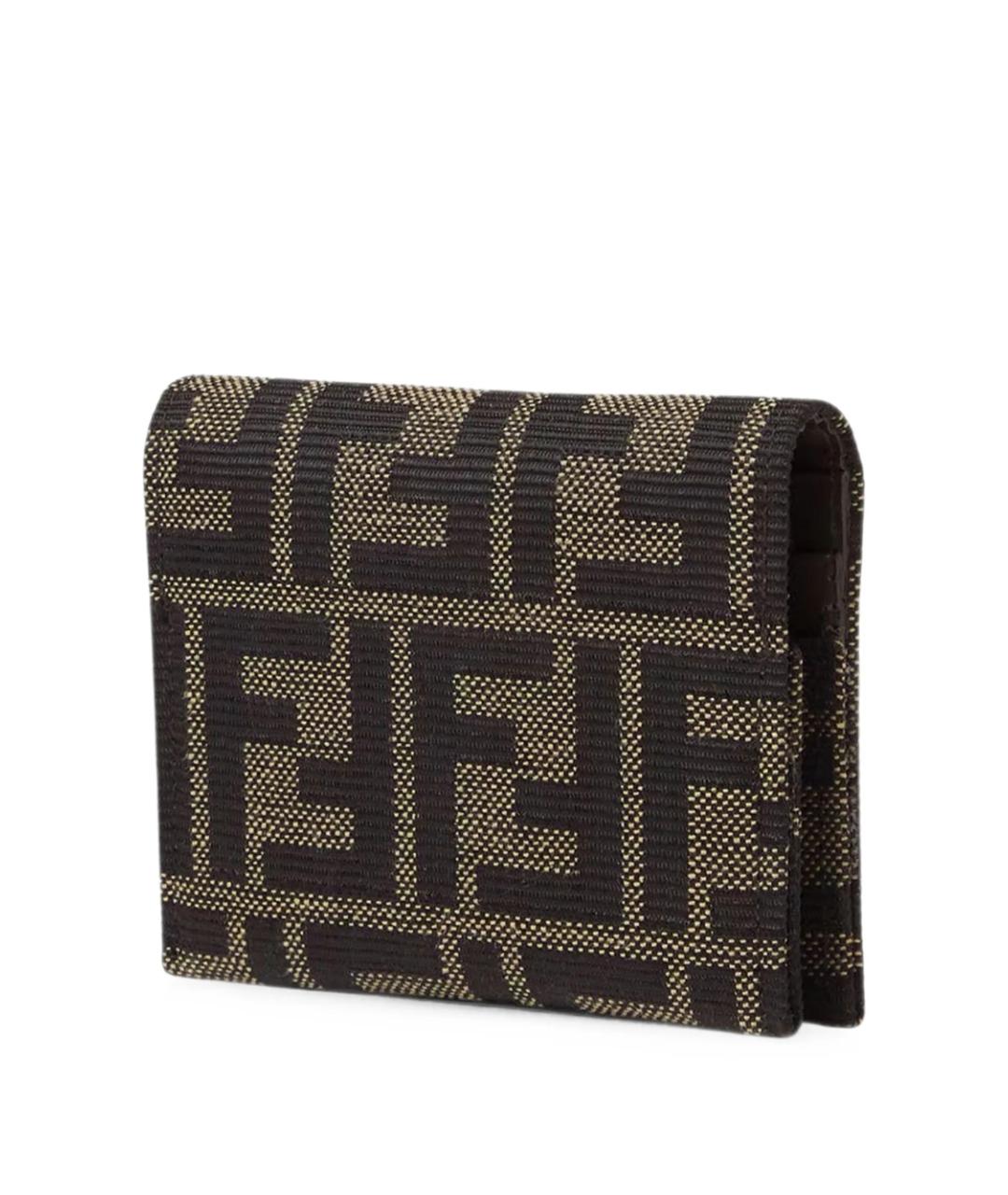 FENDI Коричневый кардхолдер, фото 3