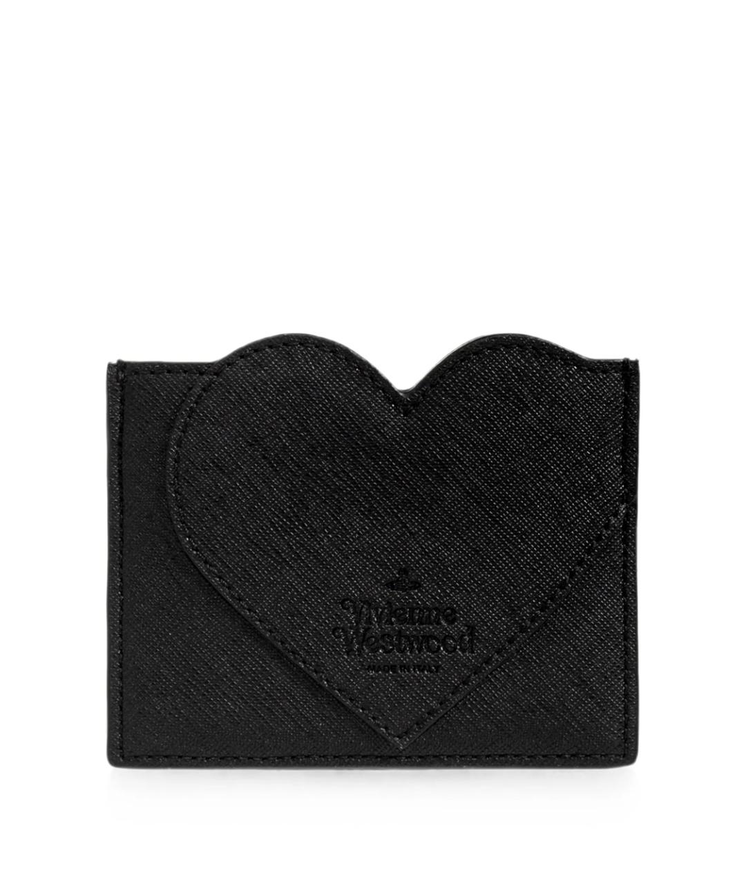 VIVIENNE WESTWOOD Черный кардхолдер из искусственной кожи, фото 4