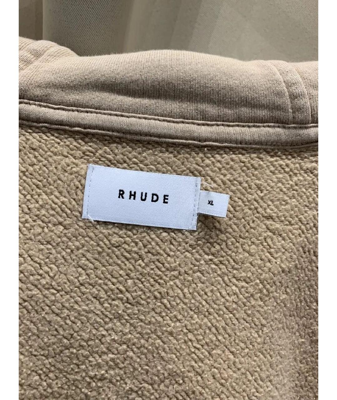 RHUDE Бежевый хлопковый спортивный костюм, фото 7