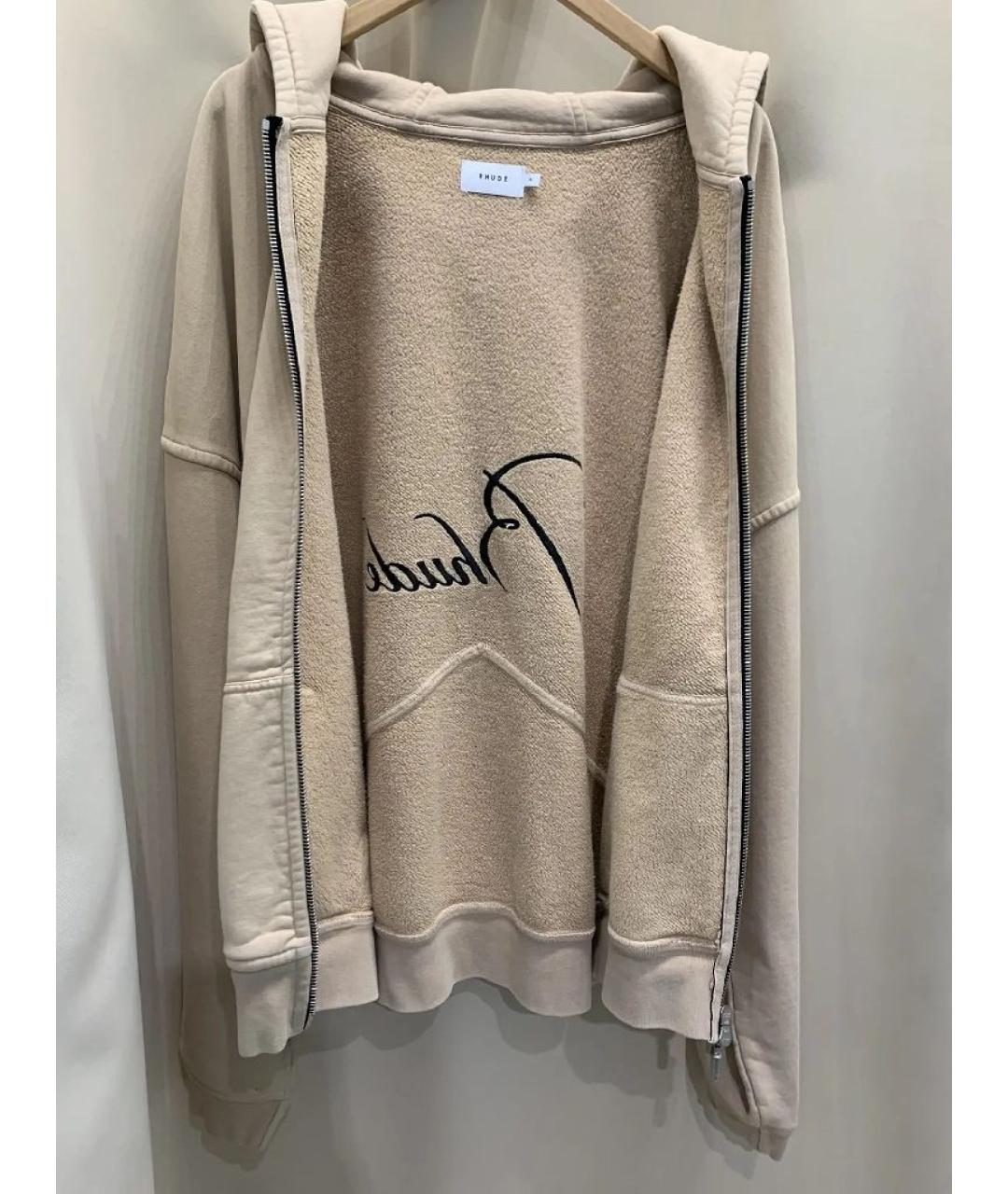 RHUDE Бежевый хлопковый спортивный костюм, фото 3