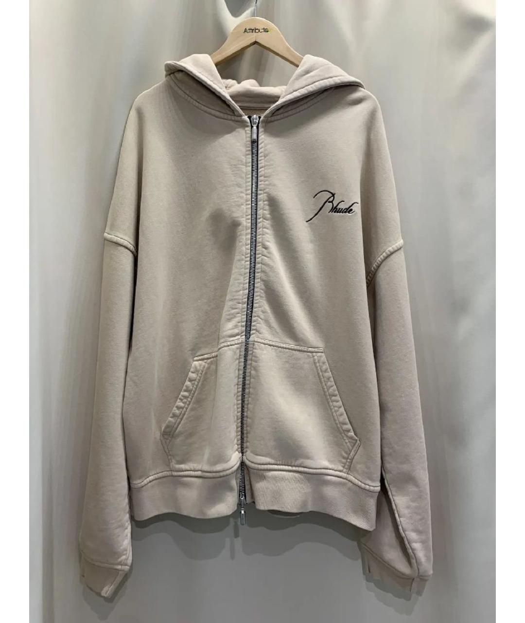 RHUDE Бежевый хлопковый спортивный костюм, фото 2