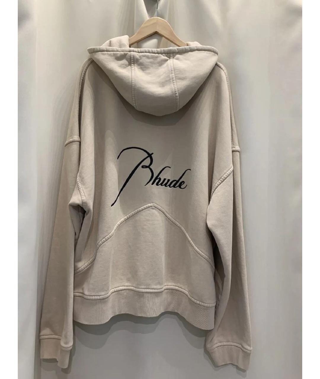 RHUDE Бежевый хлопковый спортивный костюм, фото 4
