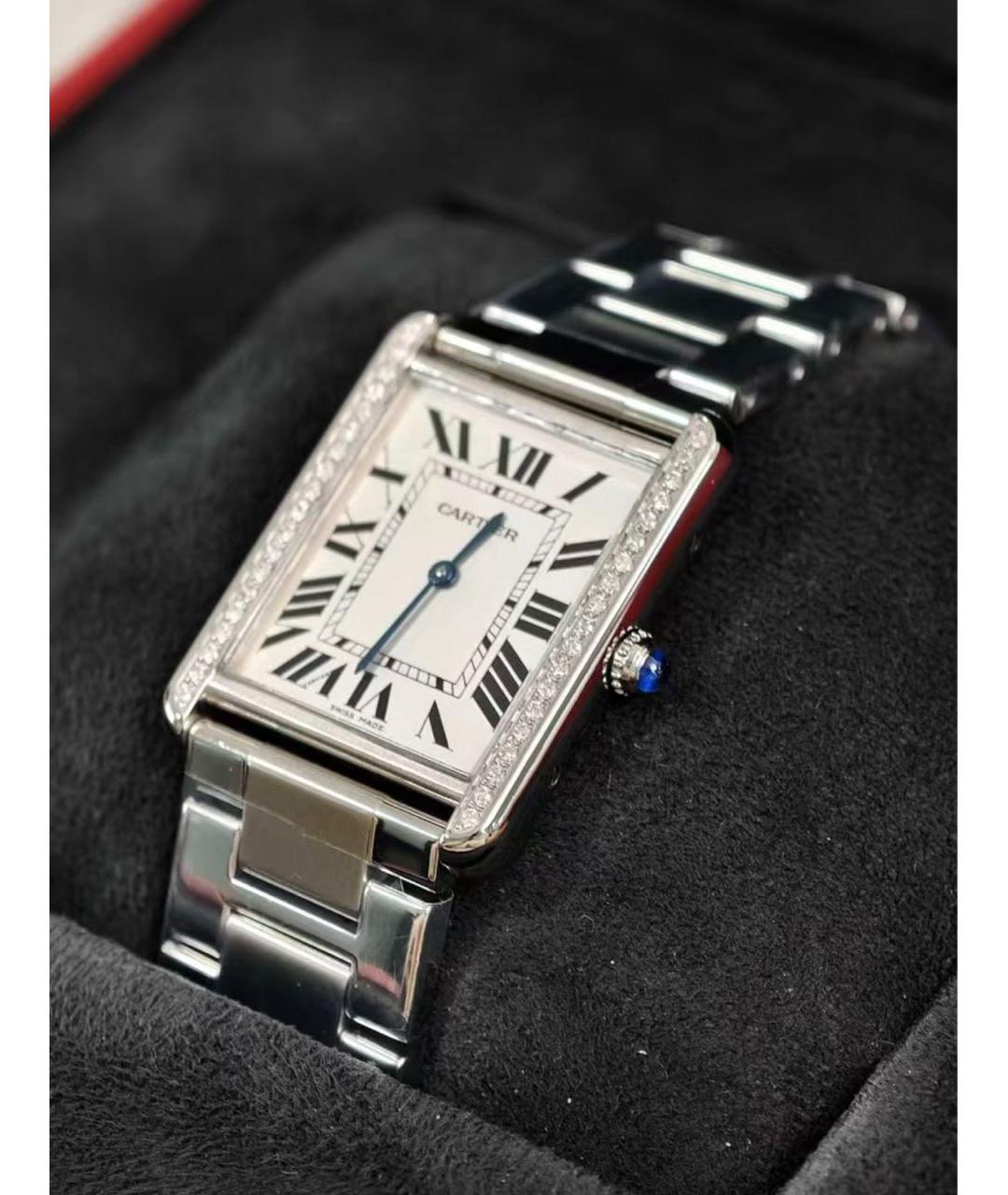 CARTIER Серебряные металлические часы, фото 2