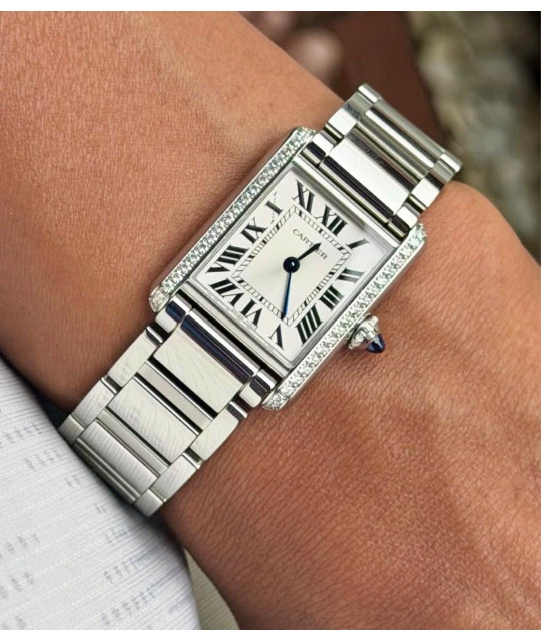 CARTIER Серебряные металлические часы, фото 7