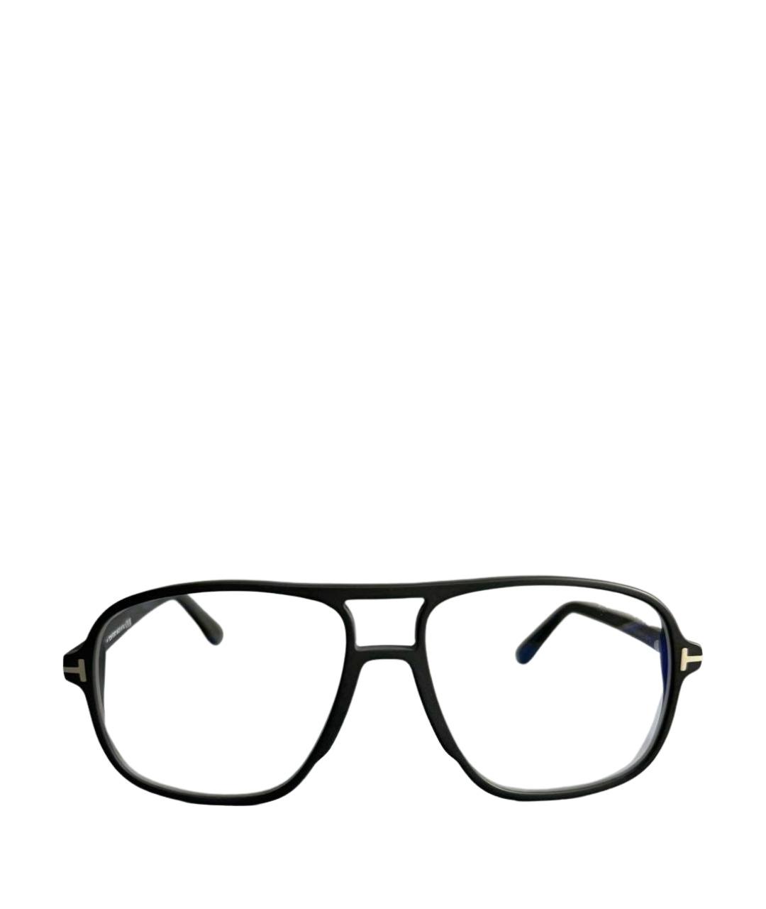 TOM FORD Черные пластиковые солнцезащитные очки, фото 1