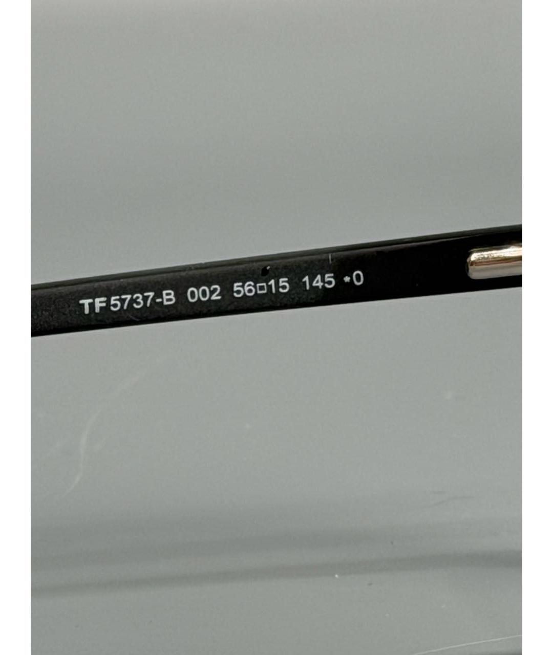 TOM FORD Черные пластиковые солнцезащитные очки, фото 4