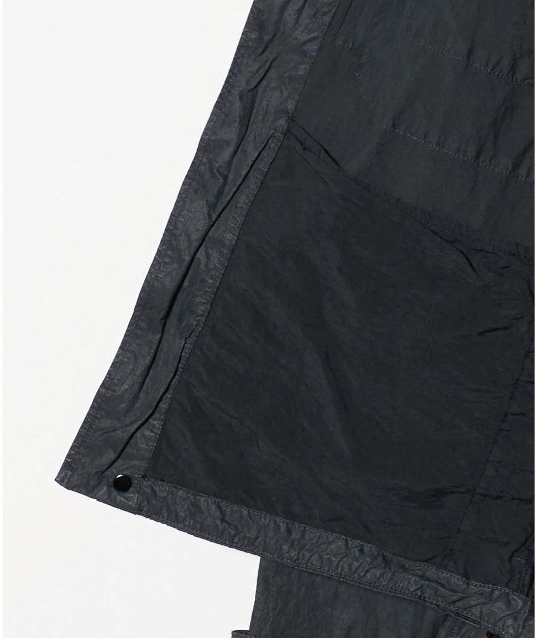 STONE ISLAND Темно-синяя полиамидовая куртка, фото 8