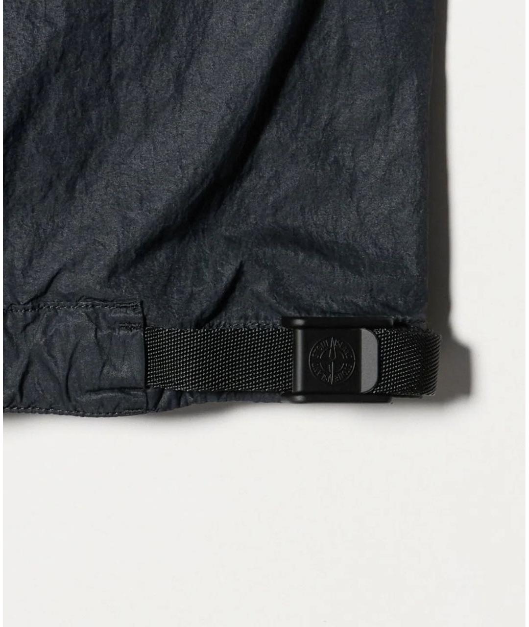 STONE ISLAND Темно-синяя полиамидовая куртка, фото 6