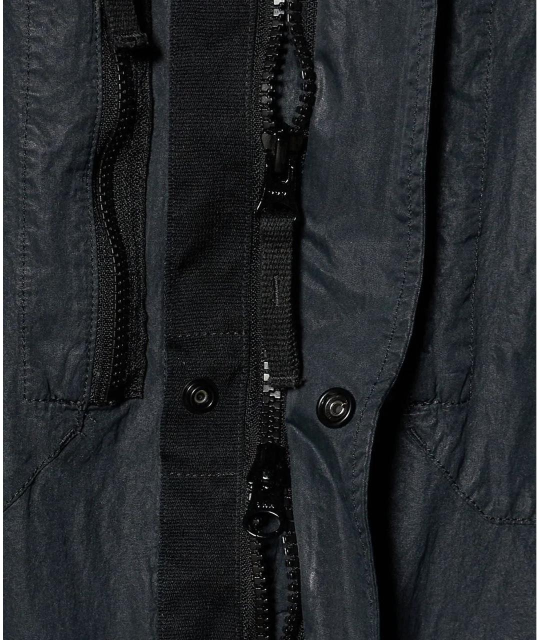 STONE ISLAND Темно-синяя полиамидовая куртка, фото 5