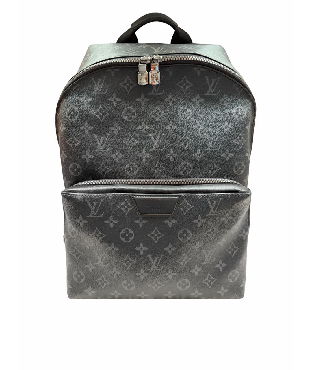 LOUIS VUITTON Черный рюкзак из канвы, фото 1