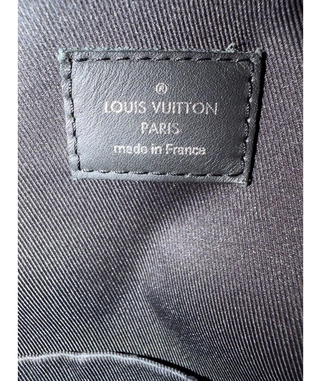 LOUIS VUITTON Черный рюкзак из канвы, фото 6