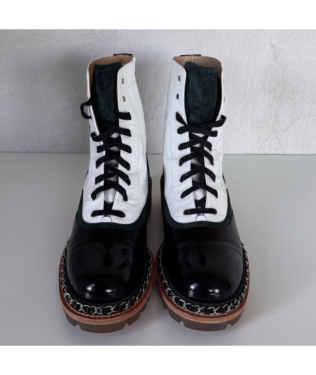 CHANEL Мульти ботинки из лакированной кожи, фото 2
