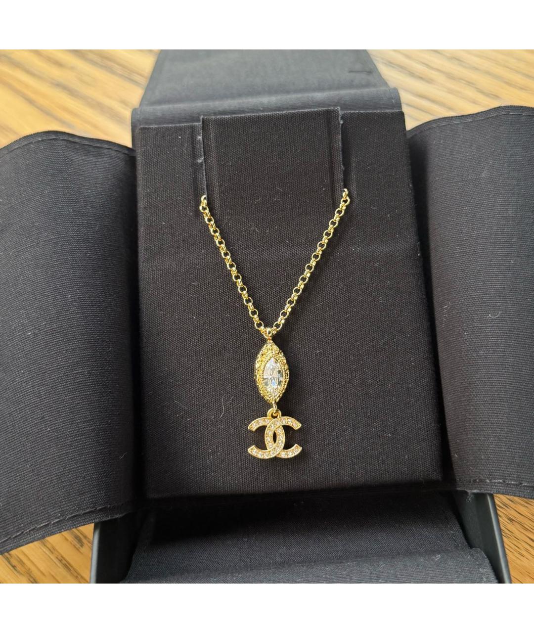 CHANEL Золотая металлическая цепочка, фото 4