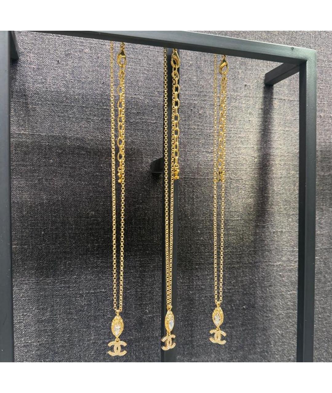 CHANEL Золотая металлическая цепочка, фото 3
