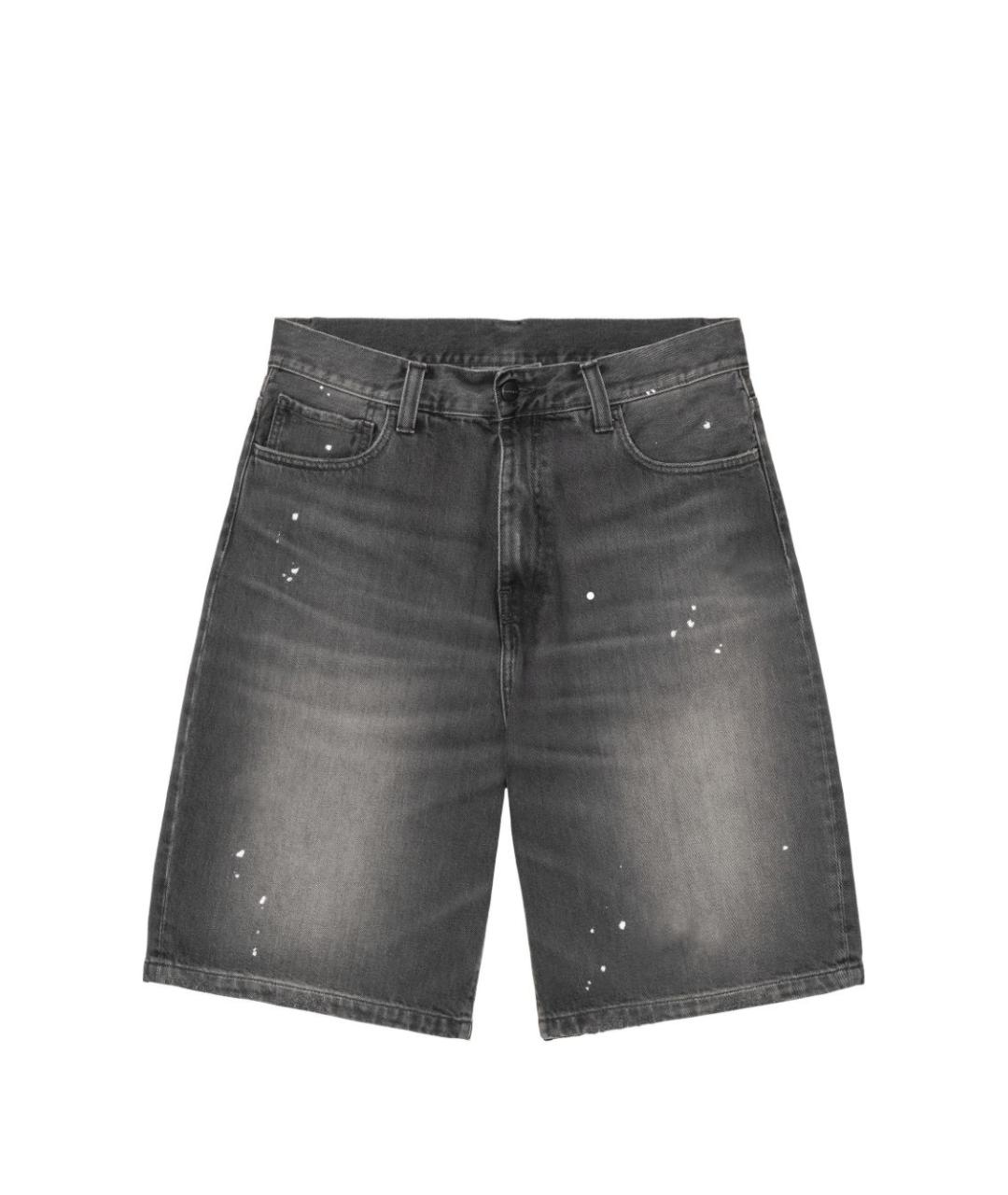 CARHARTT WIP Серые хлопковые шорты, фото 1