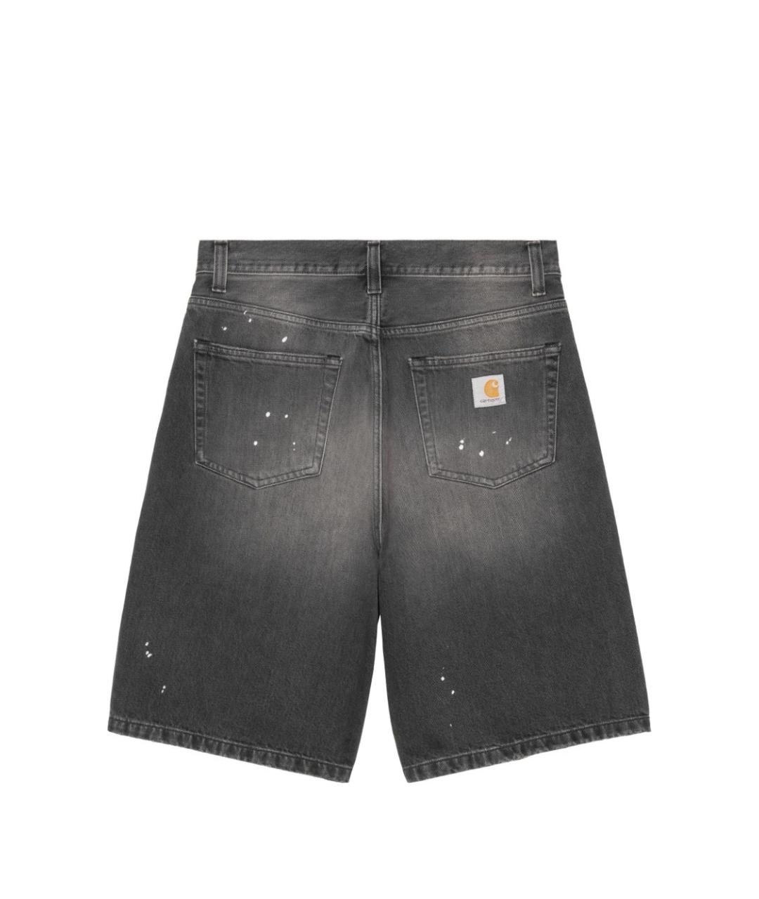 CARHARTT WIP Серые хлопковые шорты, фото 3