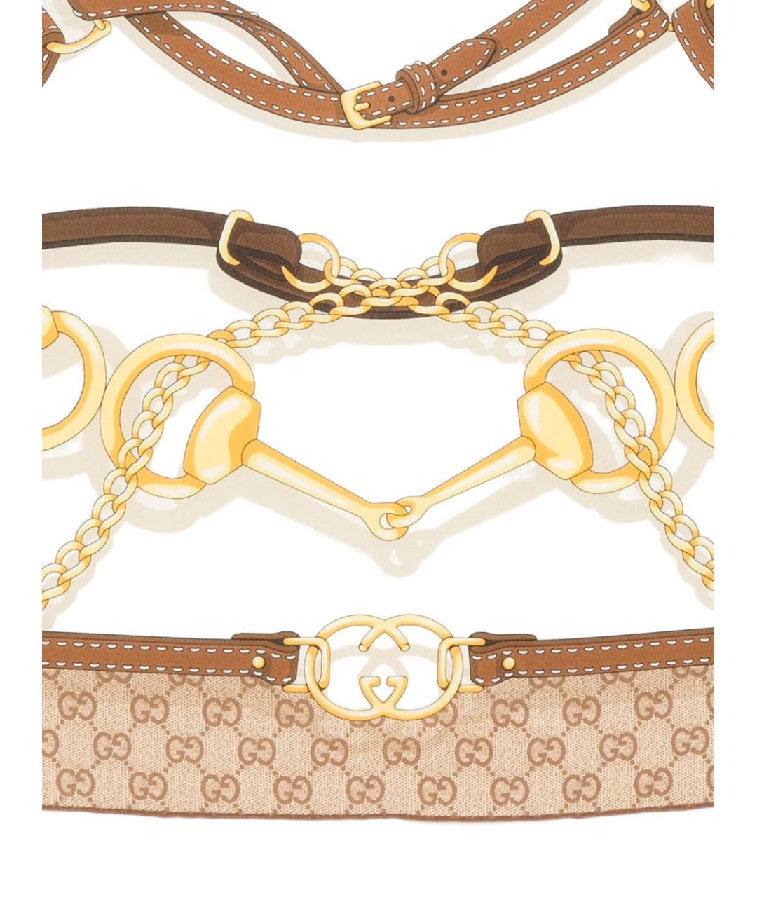 GUCCI Мульти шелковый платок, фото 3