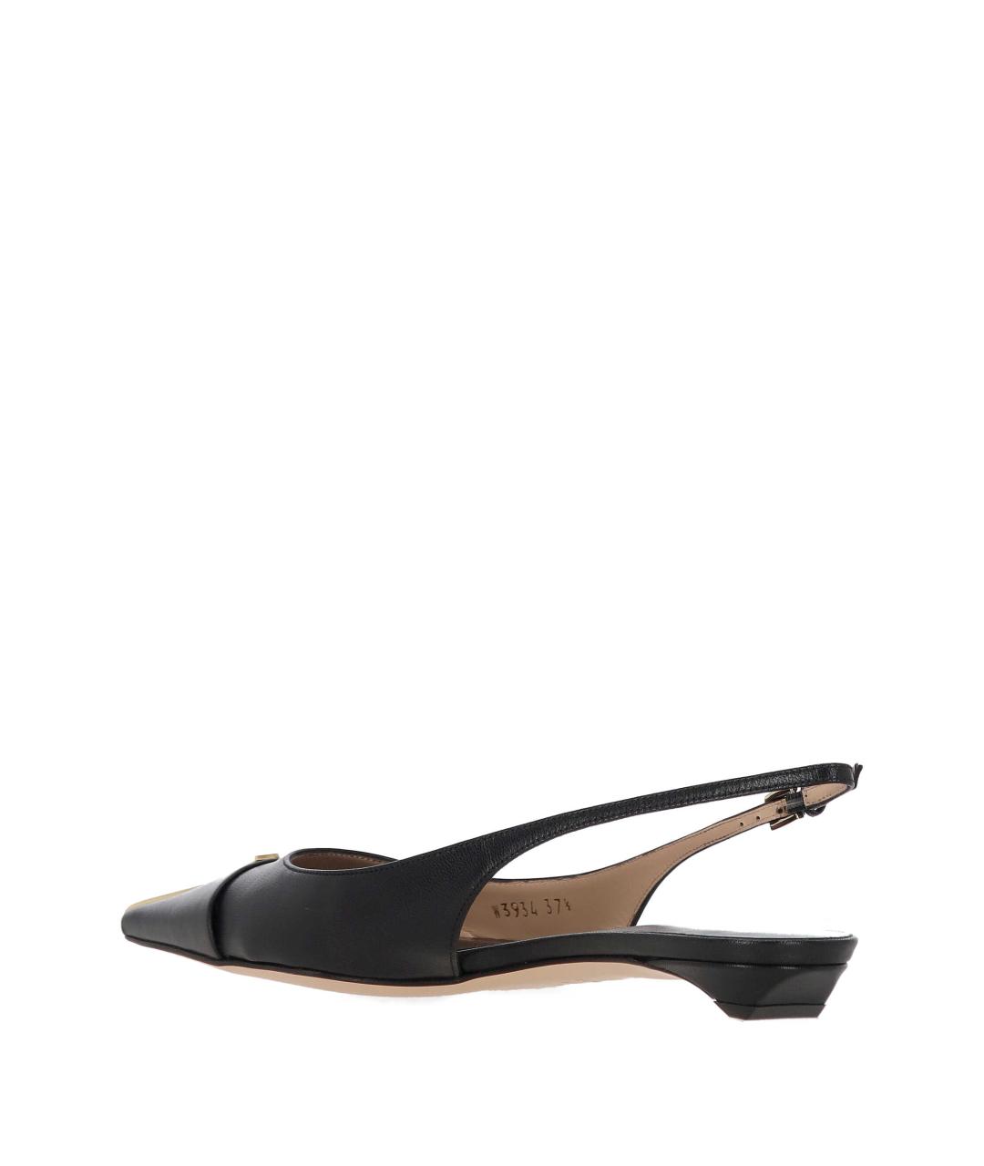 TOM FORD Черные кожаные балетки, фото 3
