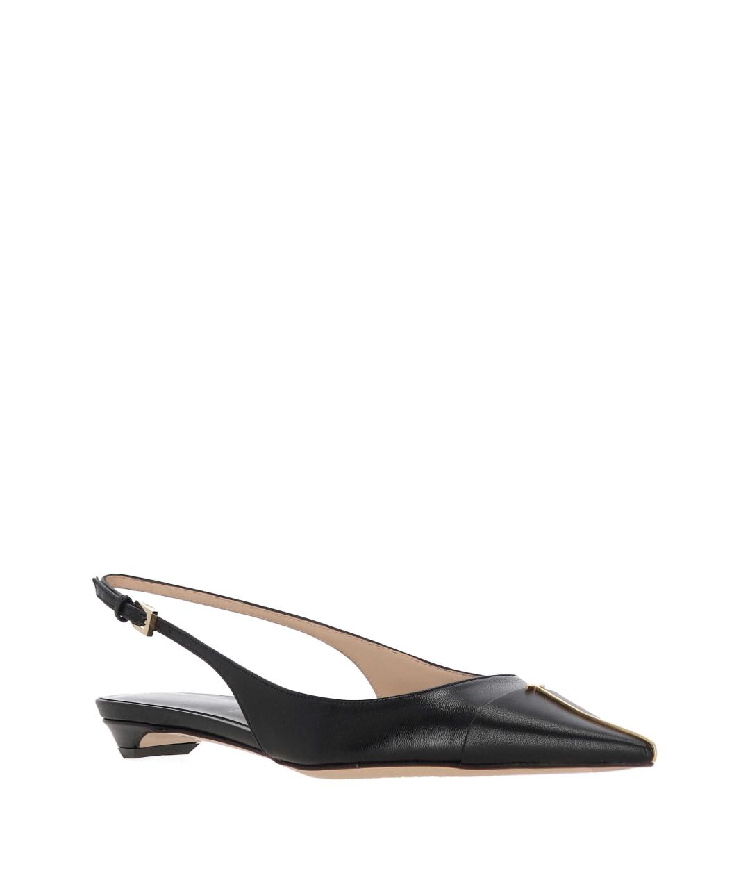 TOM FORD Черные кожаные балетки, фото 2