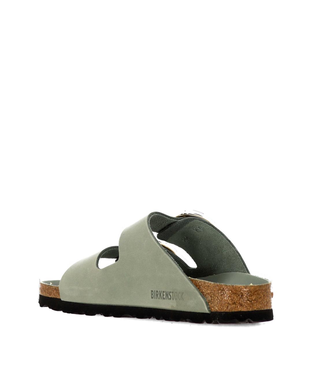 BIRKENSTOCK Зеленые кожаные сандалии, фото 3