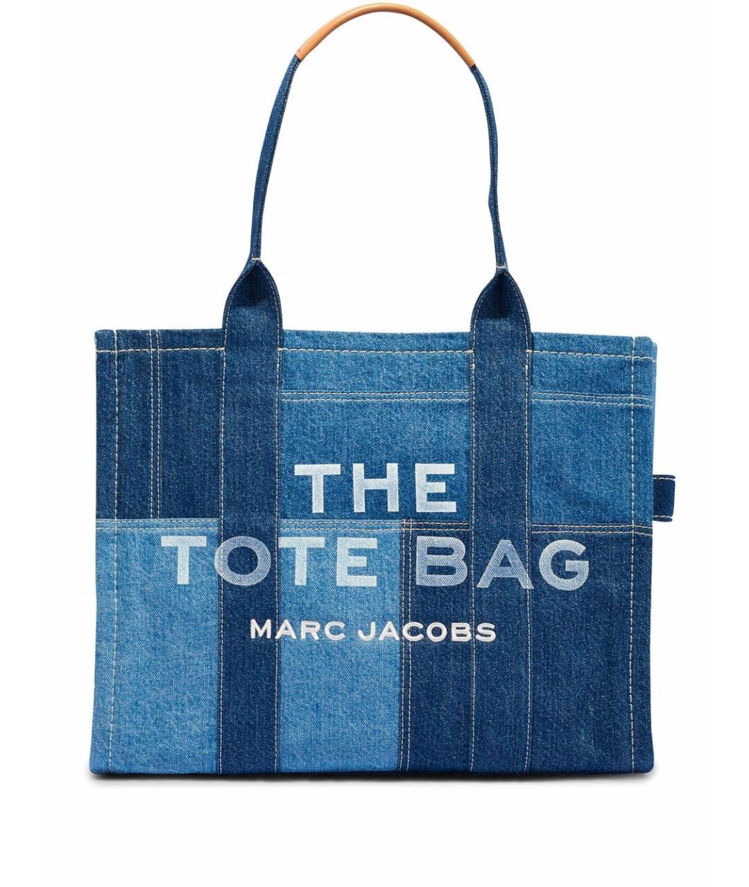 MARC JACOBS Синяя хлопковая сумка тоут, фото 1
