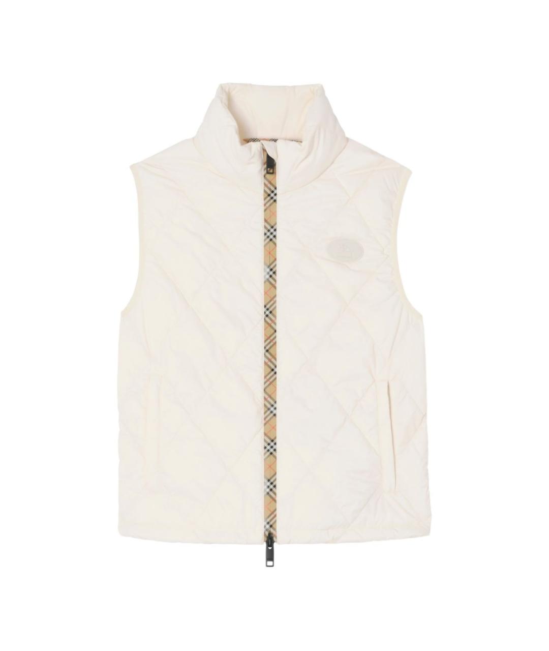 BURBERRY Белый жилет, фото 1