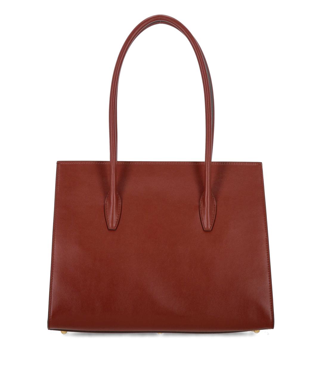 FURLA Красная кожаная сумка тоут, фото 3