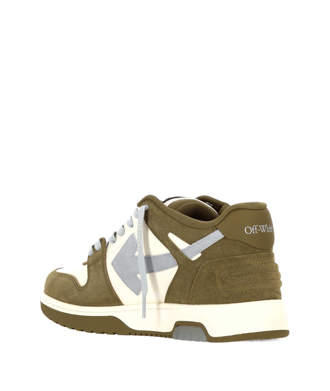 OFF-WHITE Мульти кожаные низкие кроссовки / кеды, фото 3