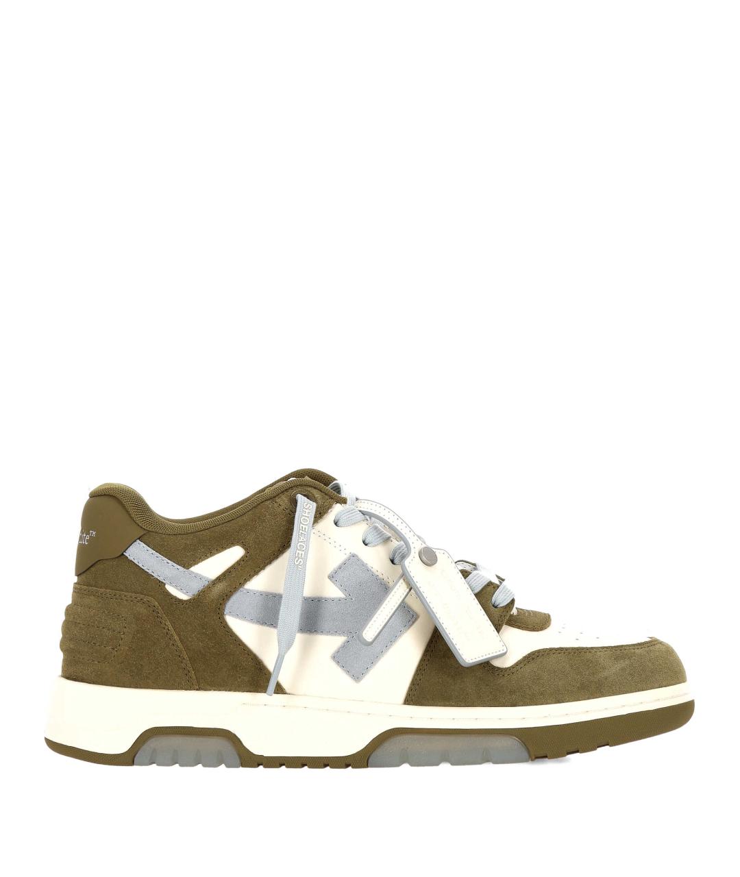 OFF-WHITE Мульти кожаные низкие кроссовки / кеды, фото 1