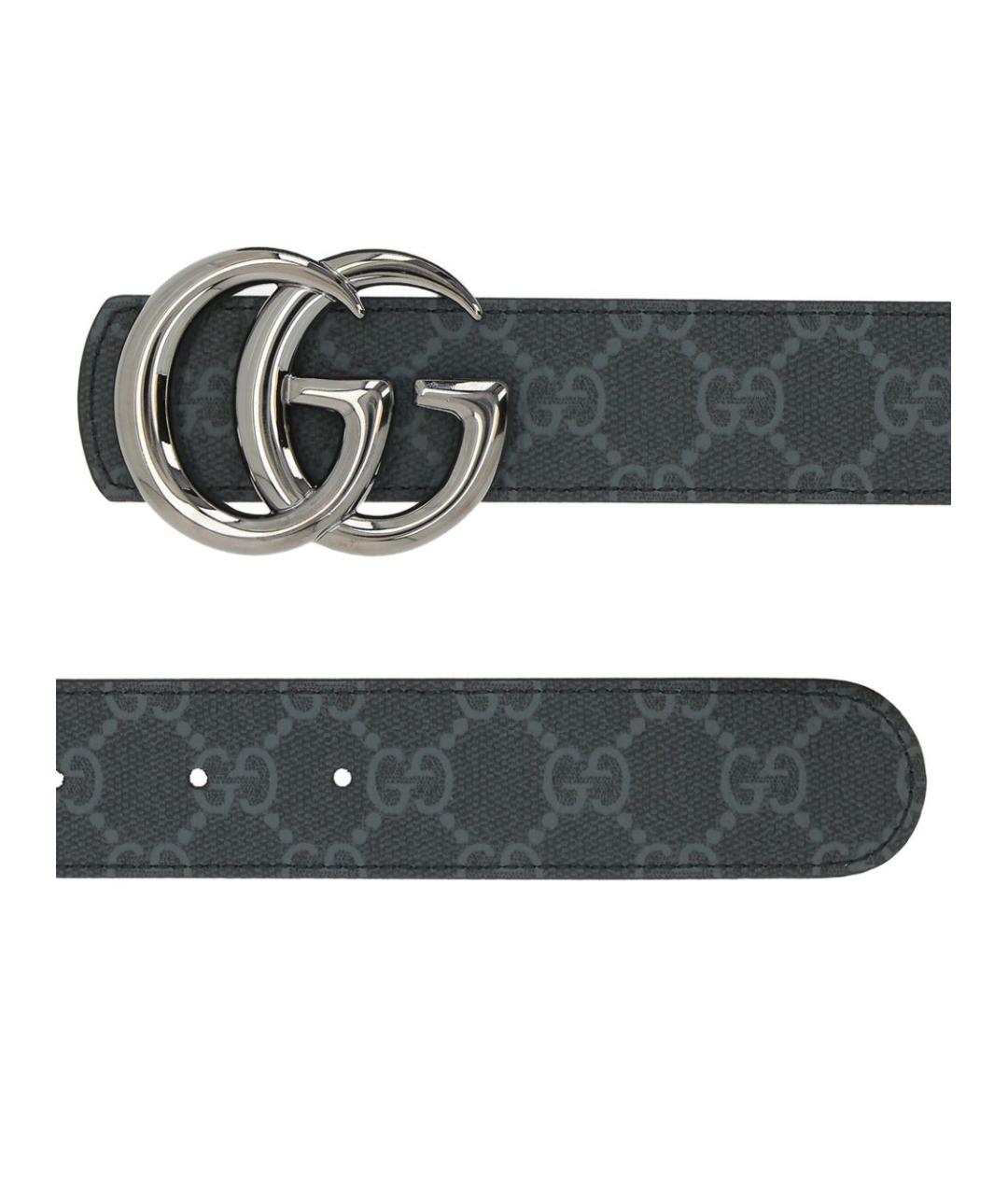 GUCCI Черный ремень, фото 3