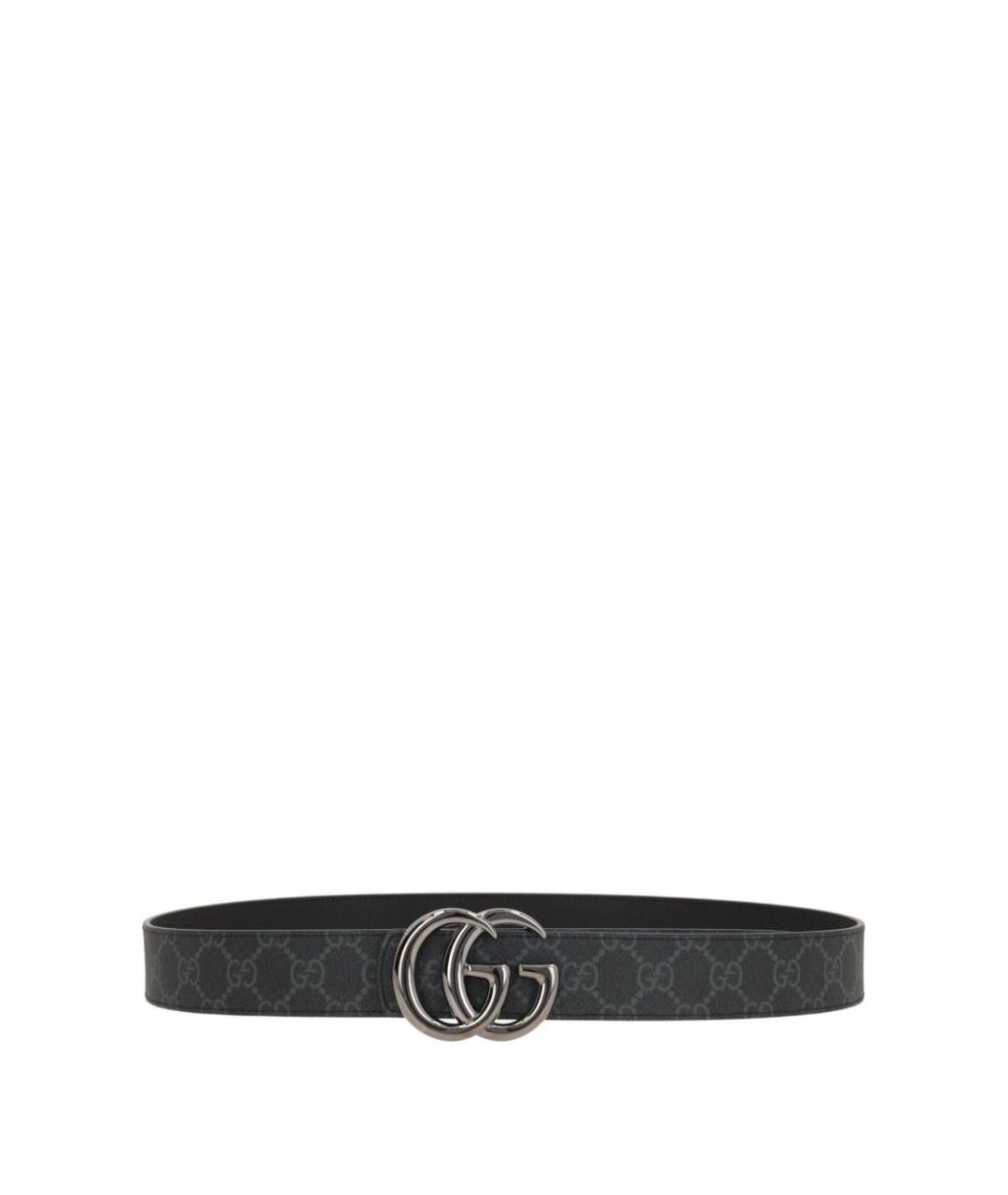 GUCCI Черный ремень, фото 1