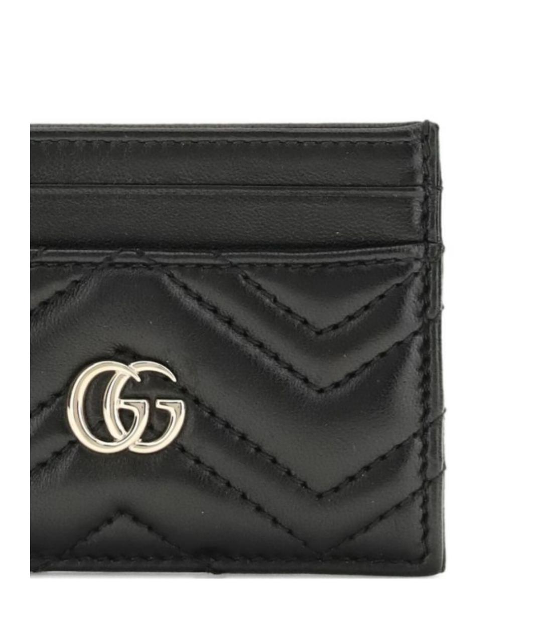 GUCCI Черный кожаный кардхолдер, фото 2