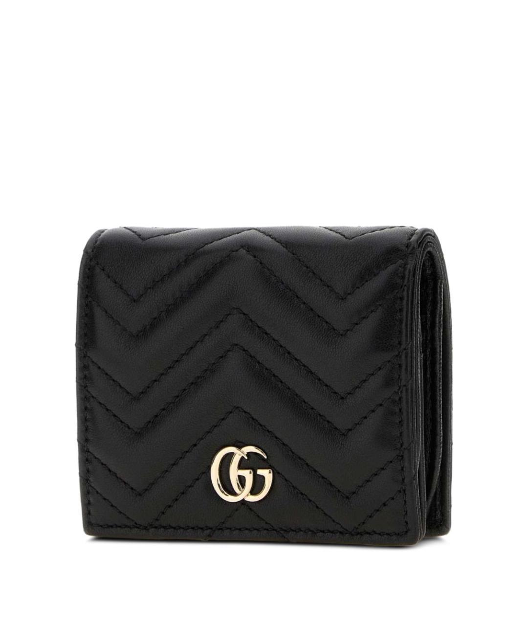 GUCCI Черный кожаный кошелек, фото 2